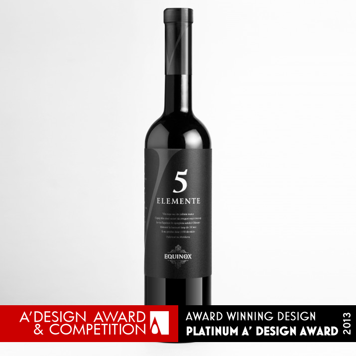 5 Elemente Wine Label by Valerii Sumilov Platinum Packaging Design Award Winner 2013 