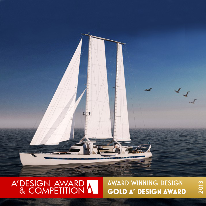 Snow Sailing Yacht by Hakan Gürsu Golden Yacht and Marine Vessels Design Award Winner 2013 