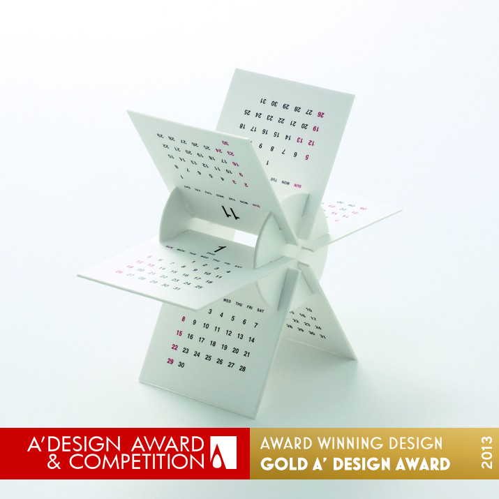 calendar 2013 “Waterwheel” Calendar by Katsumi Tamura Golden Graphics, Illustration and Visual Communication Design Award Winner 2013 