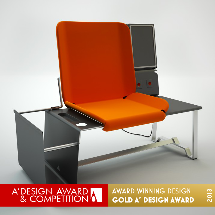 Restpoint Airport Seating by Hakan Gürsu Golden Furniture Design Award Winner 2013 