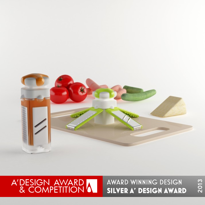 Satellite Grater by Hakan Gürsu Silver Bakeware, Tableware, Drinkware and Cookware Design Award Winner 2013 