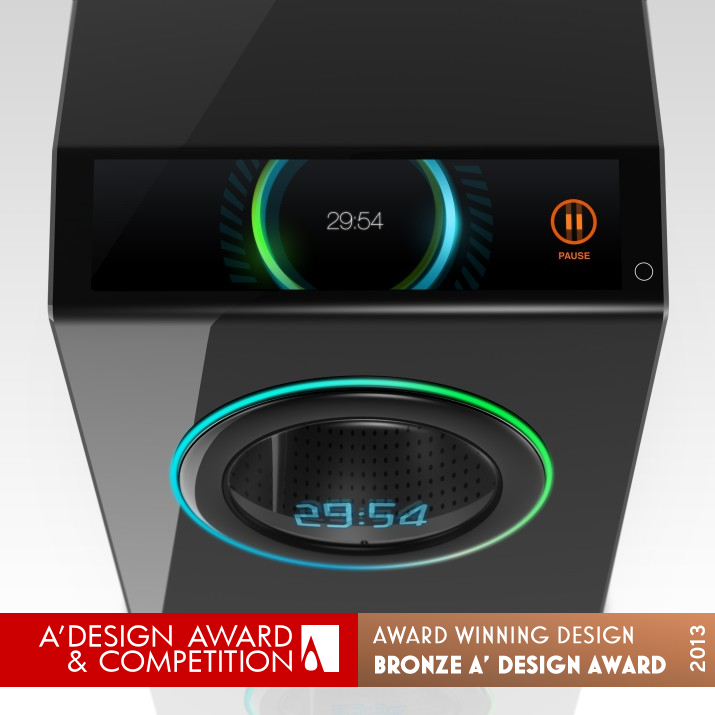 Project Halo Washer panel interface by eico design Bronze Interface, Interaction and User Experience Design Award Winner 2013 