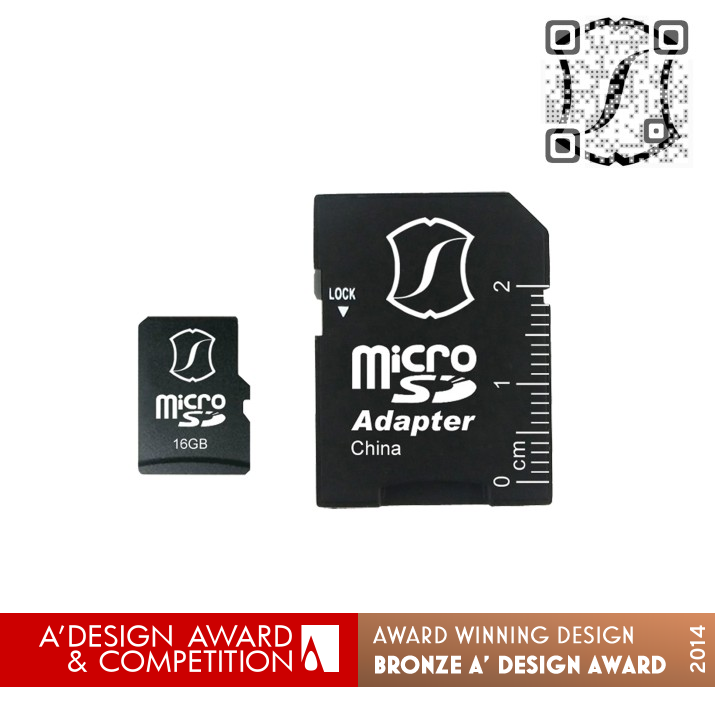 MicroSDHC Plus One Memory Storage Device by Derrick Frohne Bronze Digital and Electronic Device Design Award Winner 2014 