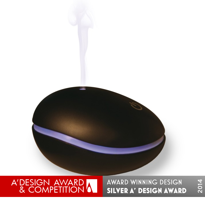 Magic stone Aroma diffuser by SEGNOINVERSO SRL  & NICOLA ZANETTI Silver Home Appliances Design Award Winner 2014 