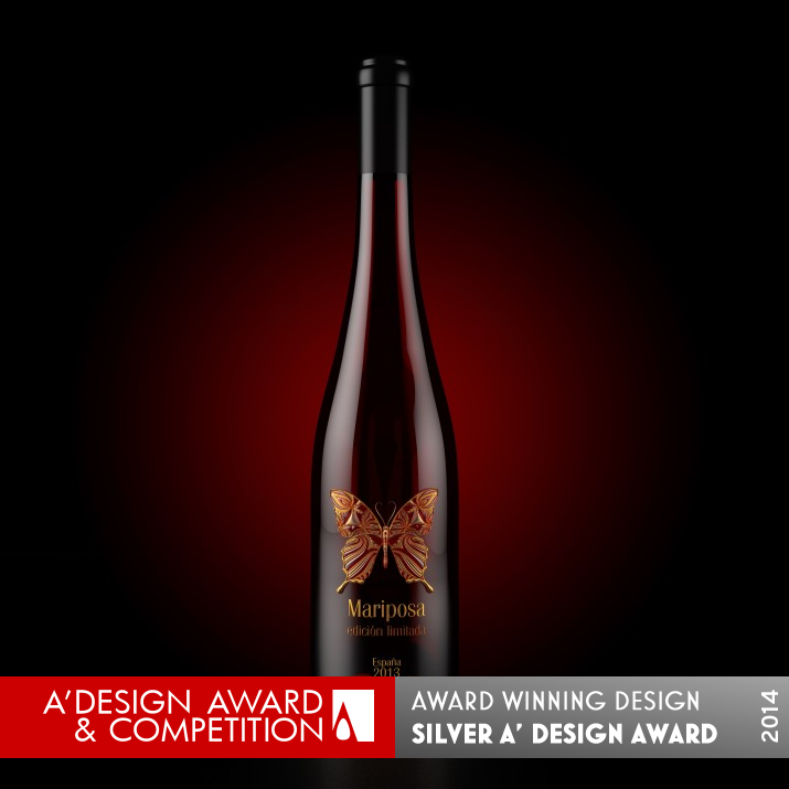 Mariposa - premium red wine Premium Red Wine by Vladimir N. Bratchenko Silver Packaging Design Award Winner 2014 