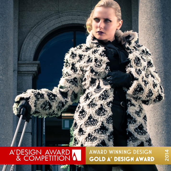 Eco Furs Convertible Coat by Heli Miikkulainen-Gilbert Golden Fashion, Apparel and Garment Design Award Winner 2014 