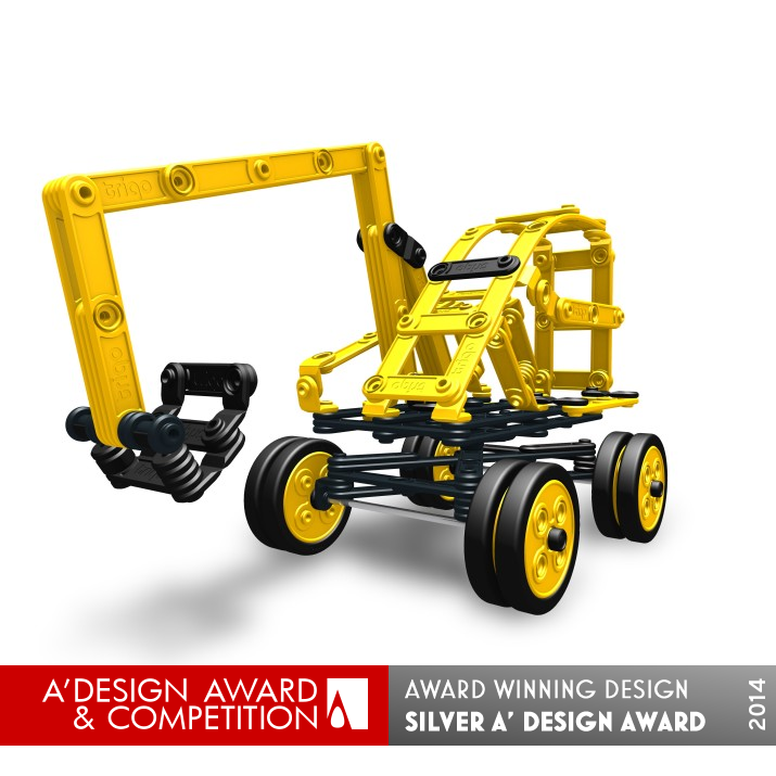 Triqo Construction Toy by Triqo BV Silver Toys, Games and Hobby Products Design Award Winner 2014 