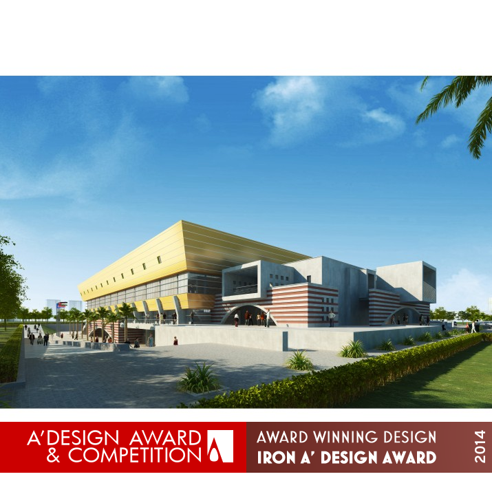 Sports Hall Multypurpose Sports Hall  by Hani Hassan Iron Architecture, Building and Structure Design Award Winner 2014 