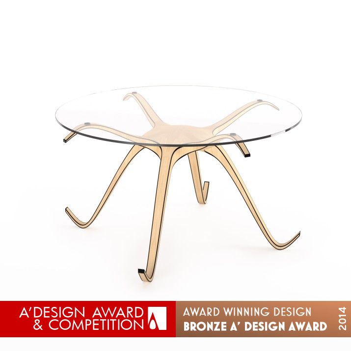 Octopia Table by Eckhard Beger Bronze Fine Arts and Art Installation Design Award Winner 2014 