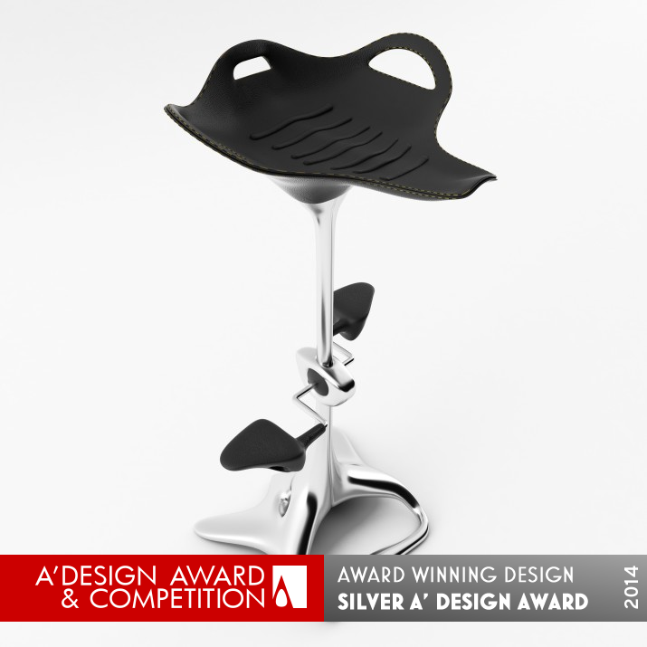 Barcycling Chair Bar Chair by Ayhan Guneri Silver Furniture Design Award Winner 2014 