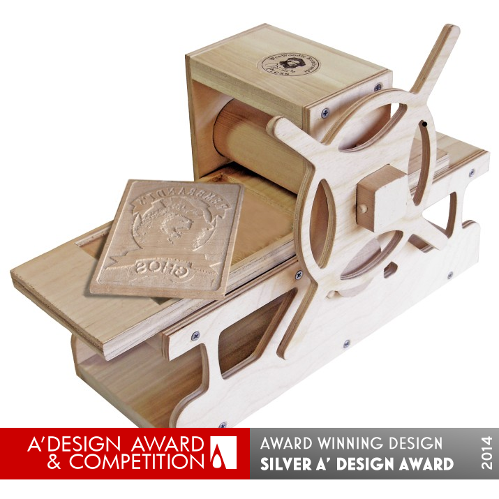 DIY Rembrandt Press Printing Press by Bill Ritchie Silver Toys, Games and Hobby Products Design Award Winner 2014 