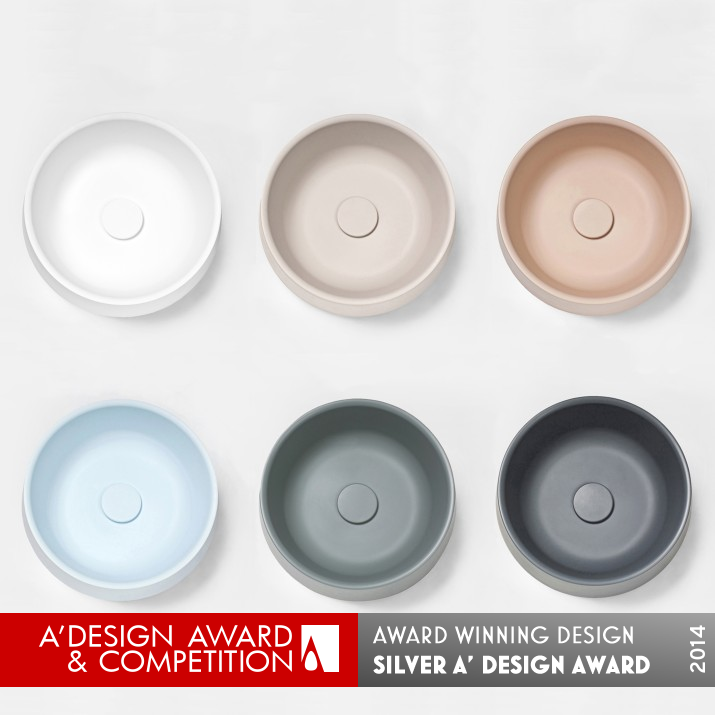 Mia  Washbasin by Marta Malinowska-Gebska Silver Bathroom Furniture and Sanitary Ware Design Award Winner 2014 