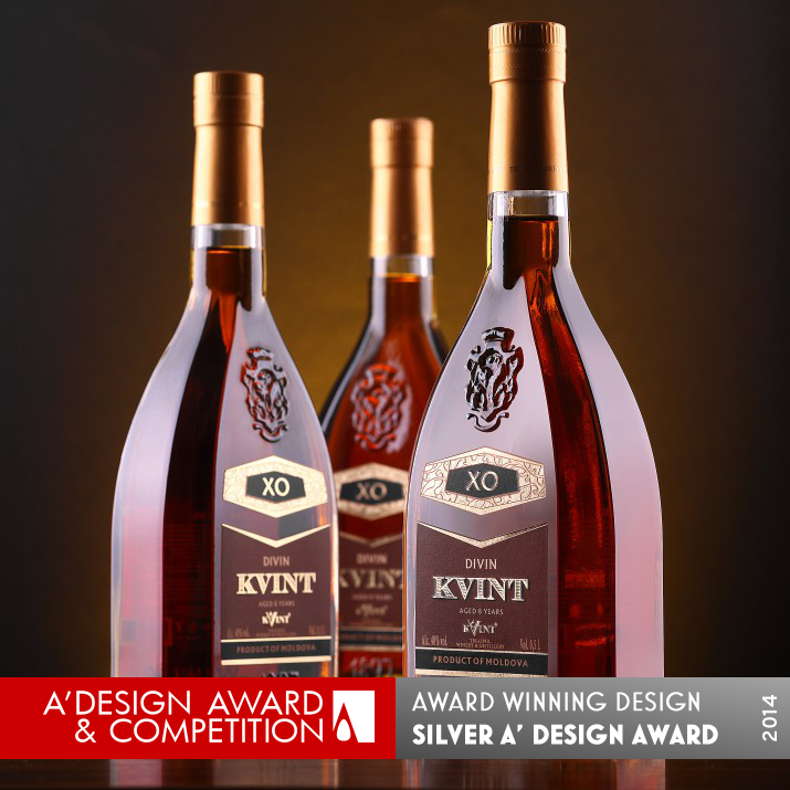 Kvint Series of Moldovan brandies by Valerii Sumilov Silver Packaging Design Award Winner 2014 