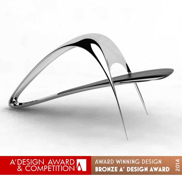 Parastoo Chair by Ali Alavi Bronze Furniture Design Award Winner 2014 