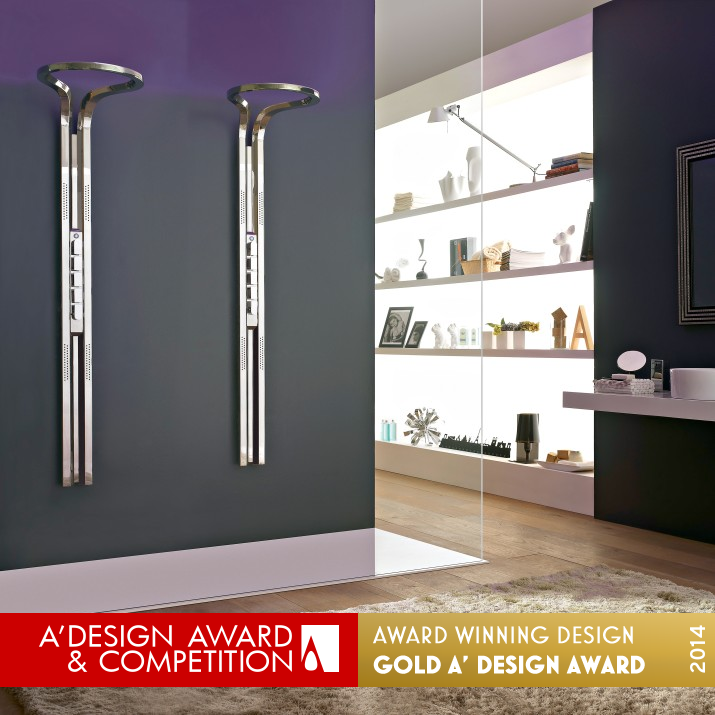 Ametis Shower System by Graff Golden Bathroom Furniture and Sanitary Ware Design Award Winner 2014 