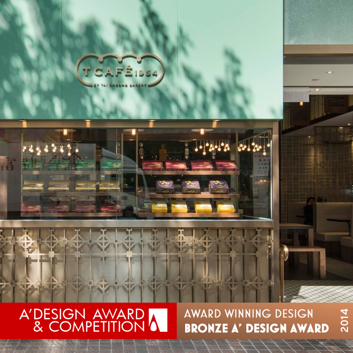 T cafe 1954 Cafe by J. Candice Interior Architects Bronze Interior Space and Exhibition Design Award Winner 2014 