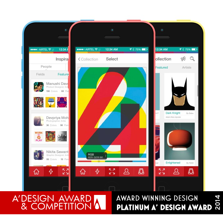 Motley Color reference application  by Varsha Gupta & Amit Nanda Platinum Mobile Technologies, Applications and Software Design Award Winner 2014 