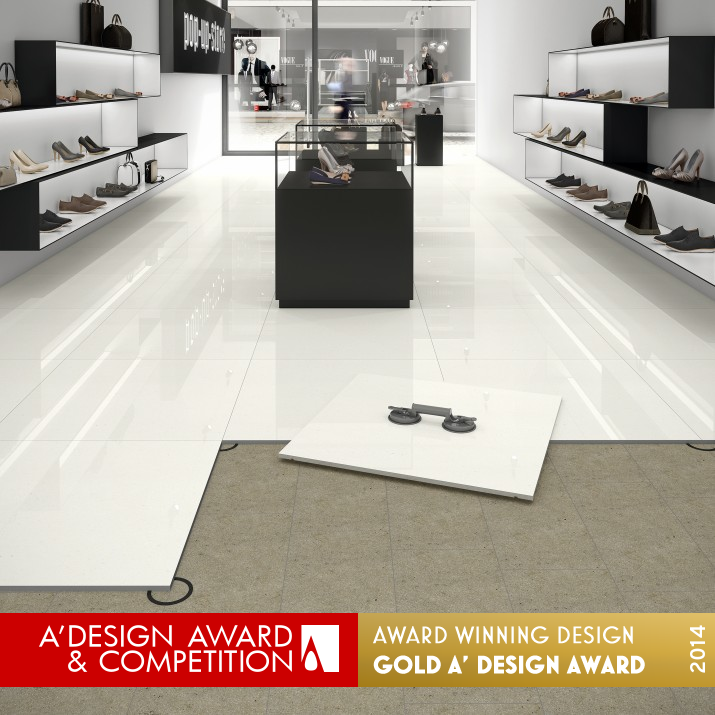 REVICOMFORT Floor tile by Revigres Golden Building Materials and Construction Components Design Award Winner 2014 