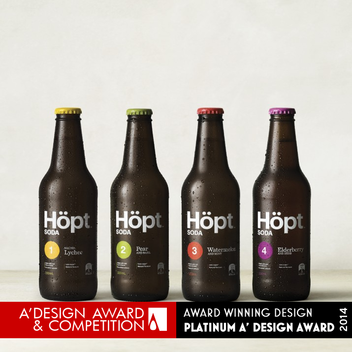 Hopt Clean Soda by Alastair Kenvyn; Antonia Davison Platinum Food, Beverage and Culinary Arts Design Award Winner 2014 
