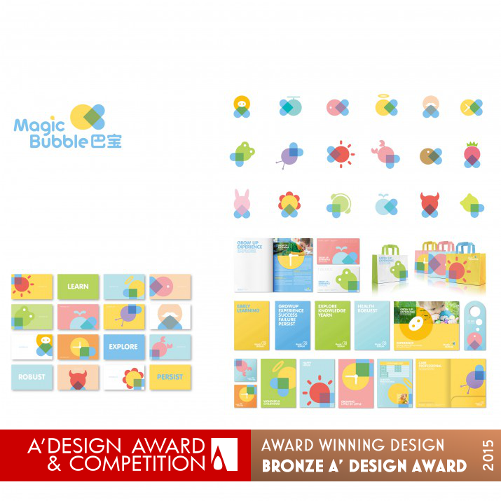 Magic Bubble Corporate Identity by Dongdao Design Team Bronze Graphics, Illustration and Visual Communication Design Award Winner 2015 