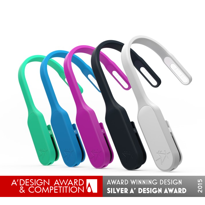 Recharge LED Book Light by Mighty Bright Silver Lighting Products and Fixtures Design Award Winner 2015 