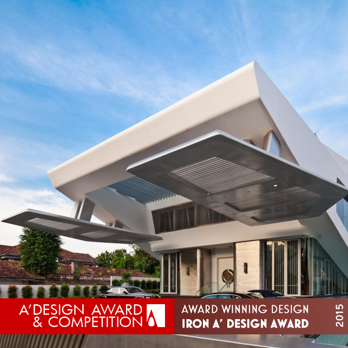 Lambda Residential Villa by Mercurio Design Lab Srl Iron Architecture, Building and Structure Design Award Winner 2015 