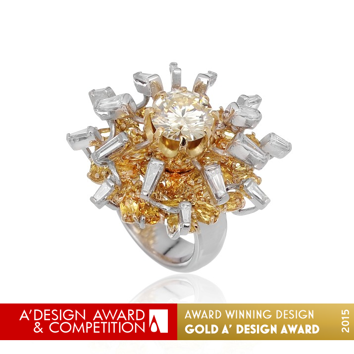 big bang Ring by Nicola Botta Golden Jewelry Design Award Winner 2015 