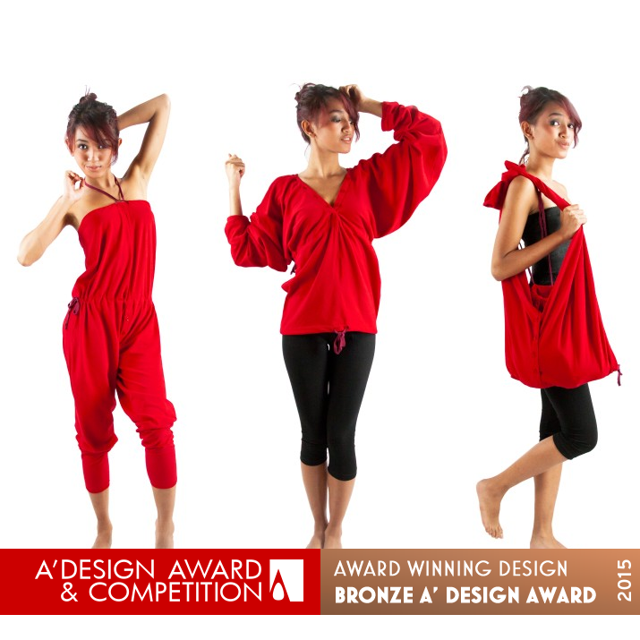 The Tee- Pant Adaptable Clothing by Leila Rose Faddoul Bronze Fashion, Apparel and Garment Design Award Winner 2015 