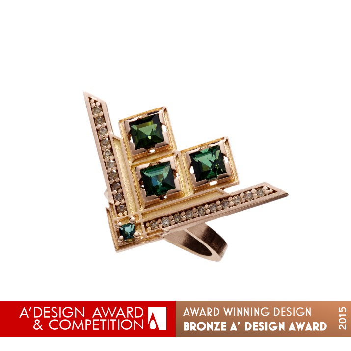 Soul Ring Ring by Anita Sondore Bronze Jewelry Design Award Winner 2015 