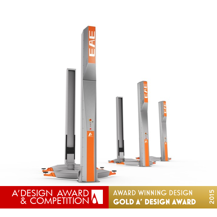 Eae Vehicle Lifting Machine by LKK Innovation Design Group Golden Meta, Strategic and Service Design Award Winner 2015 