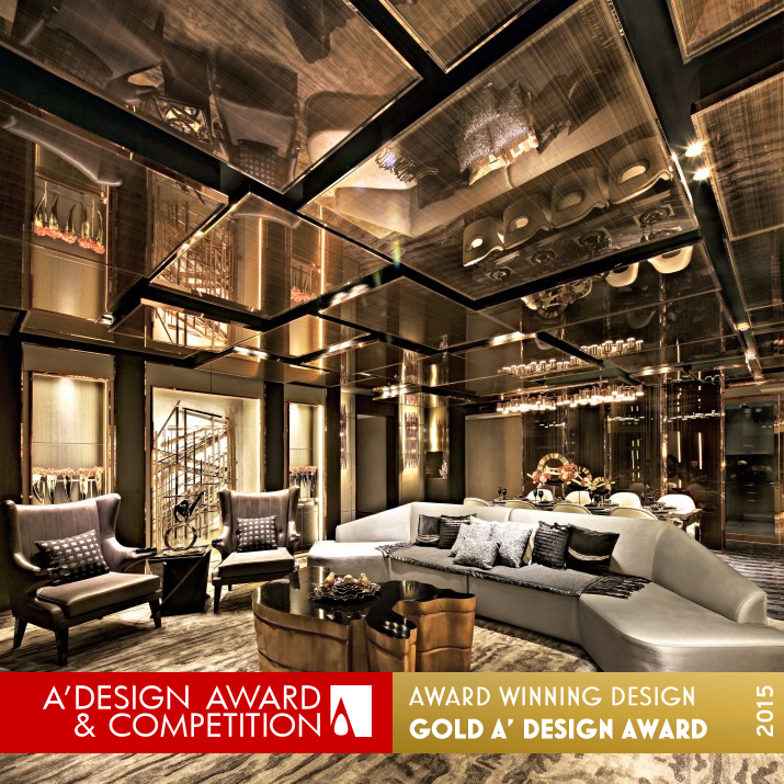 British Ville Penthouse Of 12# Show Flat by Percept Design (Perceptron Design Group) Golden Luxury Design Award Winner 2015 