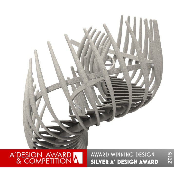 WHALE SKELETON Staircase by Roberto Rossi Silver Limited Edition and Custom Design Award Winner 2015 