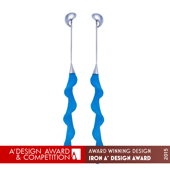 Night Light Earring by Gabriel Juliano Iron Jewelry Design Award Winner 2015 