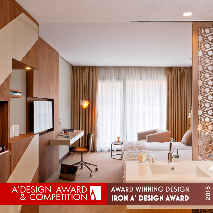 Radisson Blu Marrakech Rooms Hotel Rooms by Lotfi Sidirahal Iron Interior Space and Exhibition Design Award Winner 2015 