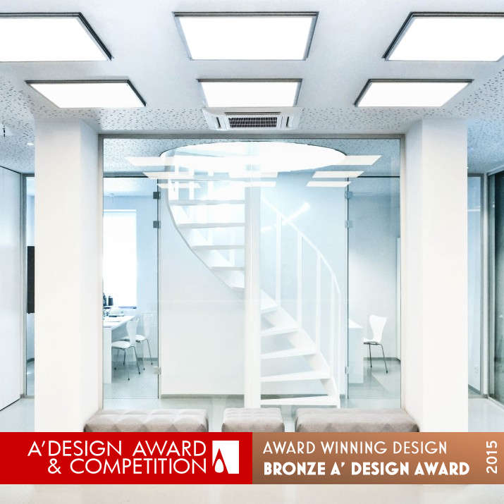 Iridato Office. Design by Archido. Design of interior space by Vadim Kondrashev, Yury Anikin Bronze Interior Space and Exhibition Design Award Winner 2015 