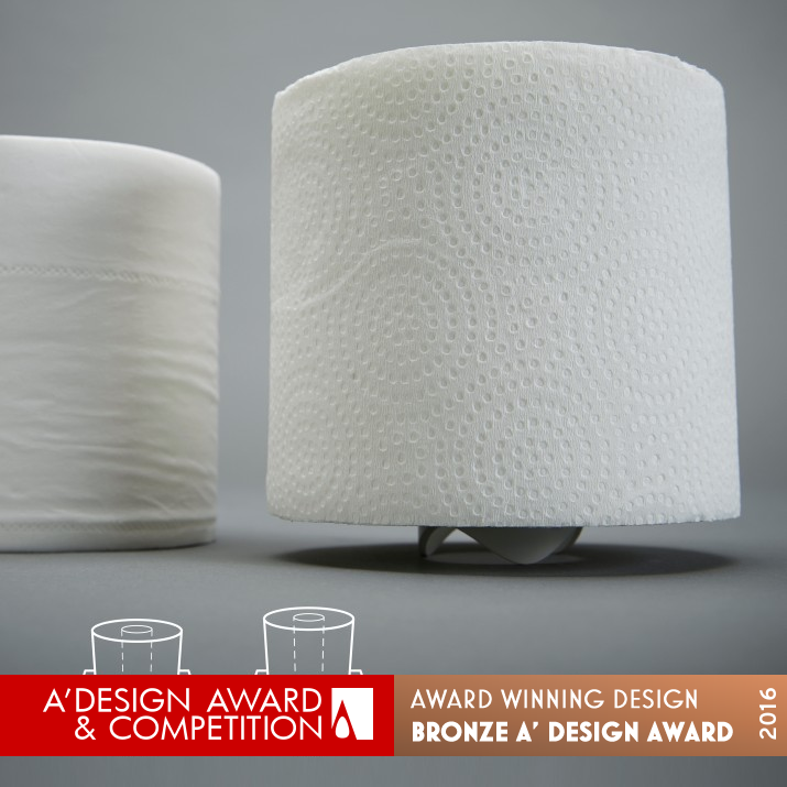 Toilet Paper Roll Redesign Toilet Paper Roll by Sheng-Hung Lee & Josipa Dodig Bronze Disposable and Single-Use Product Design Award Winner 2016 