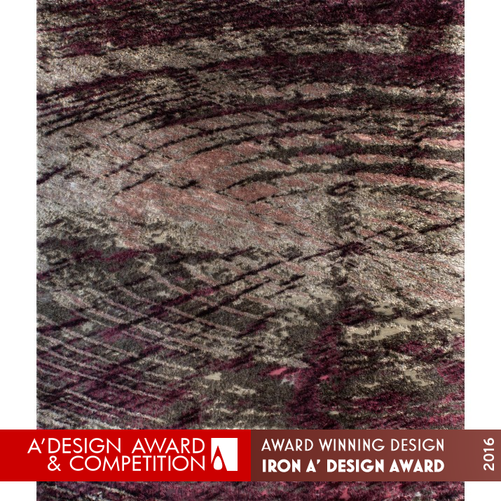 Manaus Hand knotted Rug by K.Michelle Evans Iron Furniture Design Award Winner 2016 