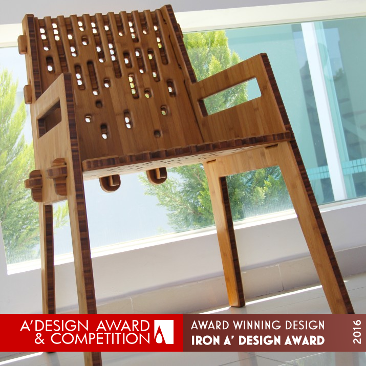 Beat PackFlatToolFreeAssembled Furniture Line by I.D. Diego Arevalo & Arq.Gifford Cochran Iron Furniture Design Award Winner 2016 
