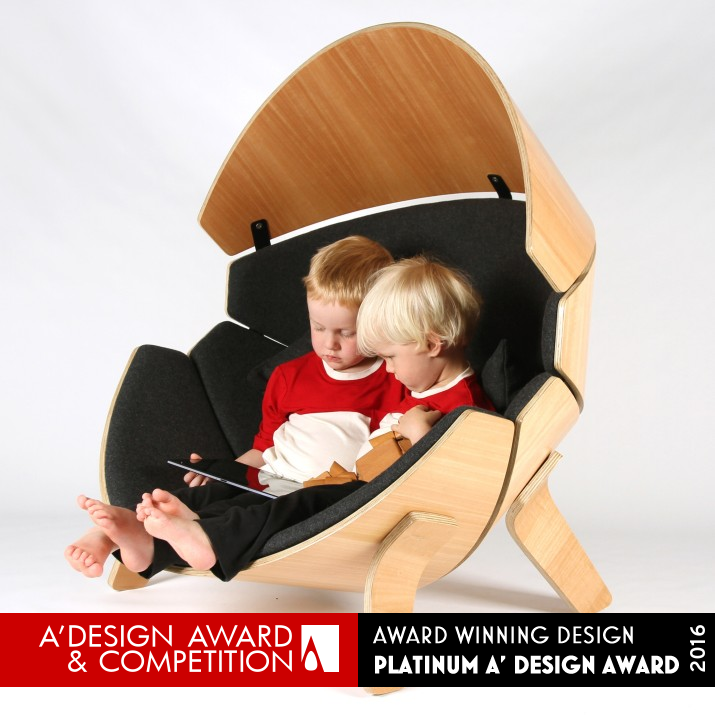 Hideaway Chair Children's Chair by Think & Shift Platinum Furniture Design Award Winner 2016 