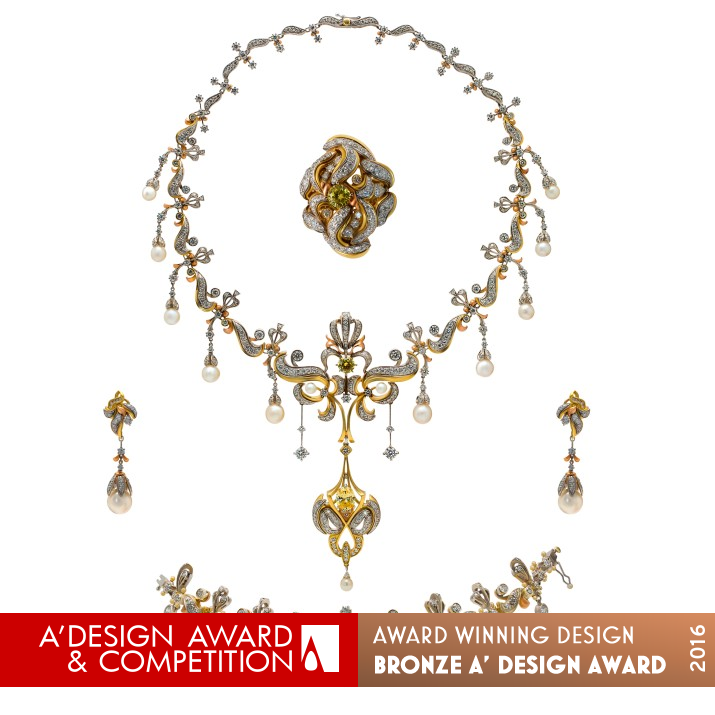 The One and Only Diamond Parure by Vyacheslav Vasiliev Bronze Jewelry Design Award Winner 2016 