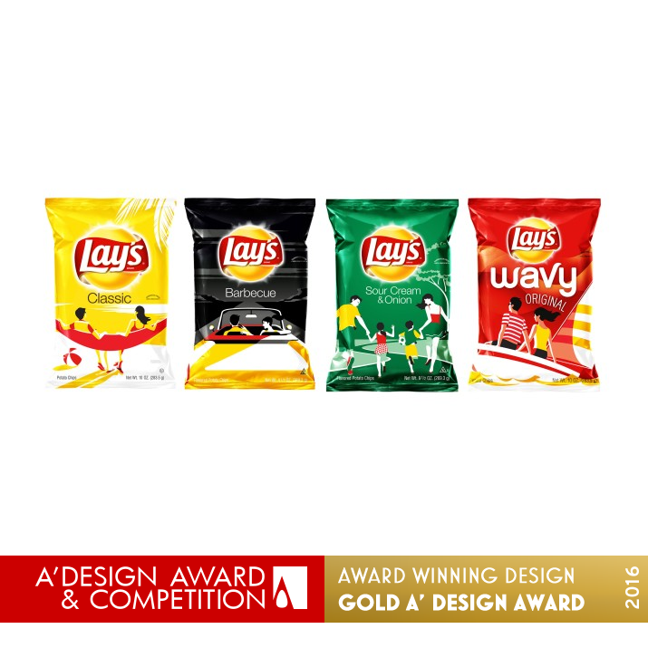 Lay's Summer Days Ltd Edition Packaging Food Packaging by PepsiCo Design & Innovation Golden Packaging Design Award Winner 2016 