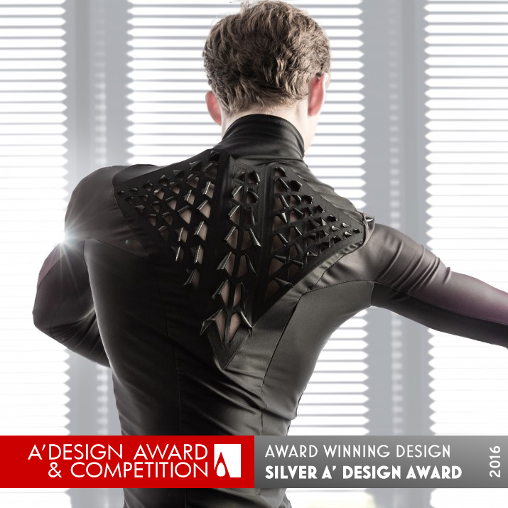 bioLogic Self-Transforming Biological Skin by bioLogic team, Tangible Media Group Silver Fashion, Apparel and Garment Design Award Winner 2016 