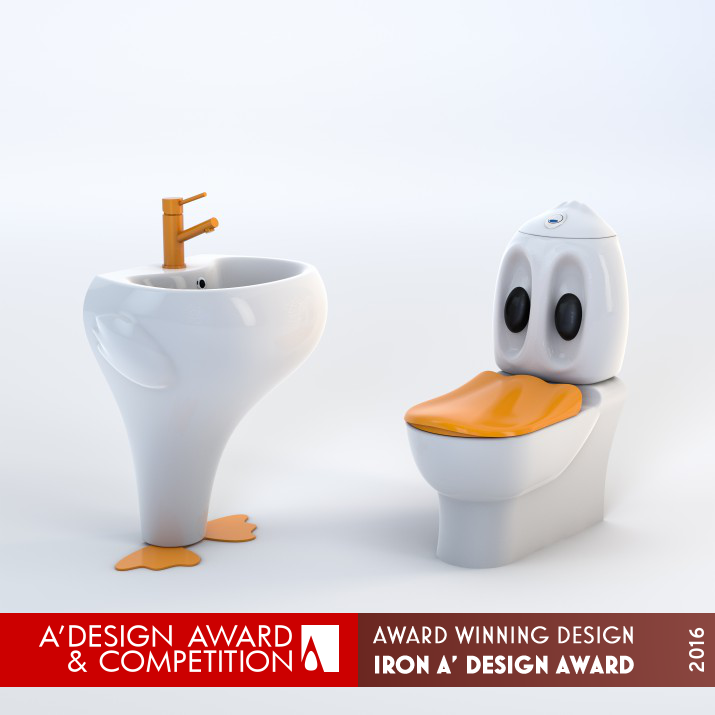 Ducky Sanitaryware Set by Fatih Sen & Mehmet Oguz Iron Bathroom Furniture and Sanitary Ware Design Award Winner 2016 