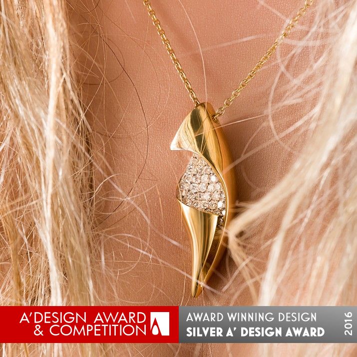 Myna Pendant  by Shiva Farrokhi Silver Jewelry Design Award Winner 2016 