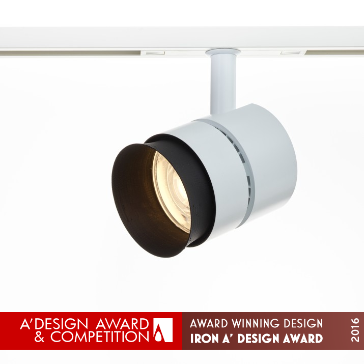 Stratas.NV 80 low voltage LED track light with XICATO  by Christian Schneider-Moll Iron Lighting Products and Fixtures Design Award Winner 2016 