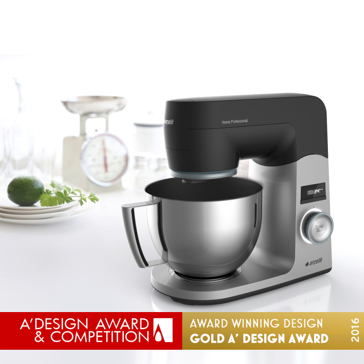 Professional Kitchen Machine Stand Mixer by Ozlem Kok, AID Team Golden Home Appliances Design Award Winner 2016 