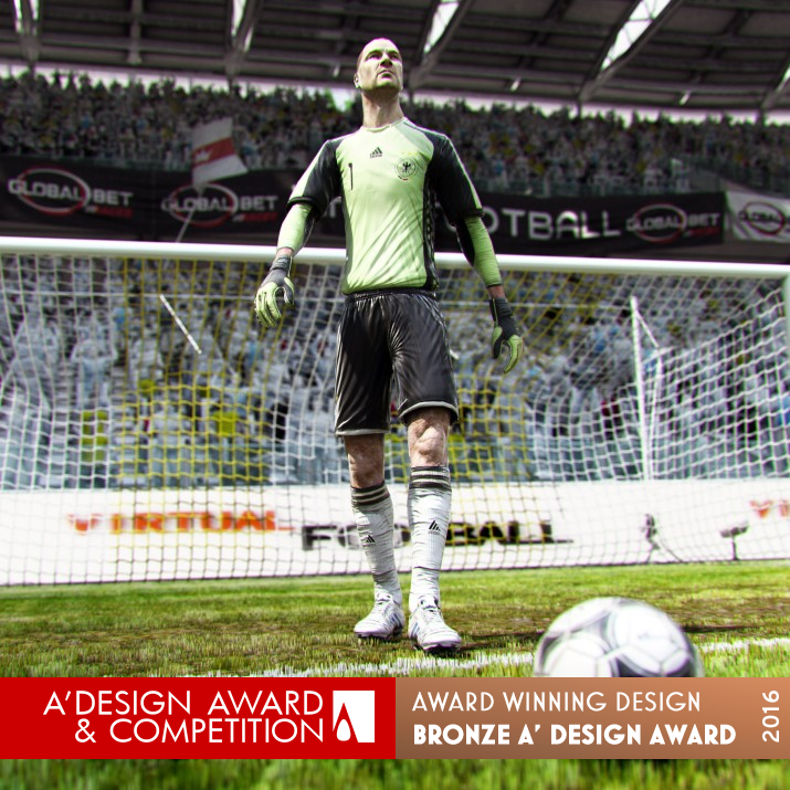 Media Stream Virtual Sports - Football Virtual Football Game by Virtual Sports Games by Global Bet Bronze Computer Graphics, 3D Modeling, Texturing, and Rendering Design Award Winner 2016 