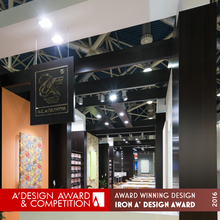 AS & Palitra Exhibition Design by Viktor Bilak Iron Interior Space and Exhibition Design Award Winner 2016 