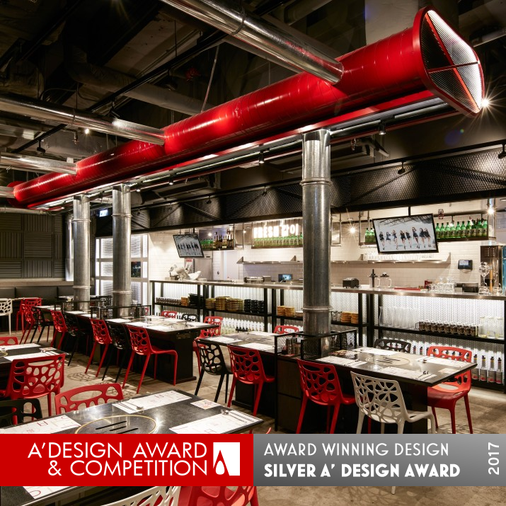 Gachi by Kimchee Restaurant by ARTTA Concept Studio Silver Interior Space and Exhibition Design Award Winner 2017 