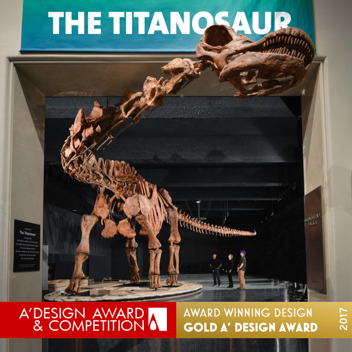 The Titanosaur Permanent Exhibition by Amnh 3d Design Team Golden Interior Space and Exhibition Design Award Winner 2017 